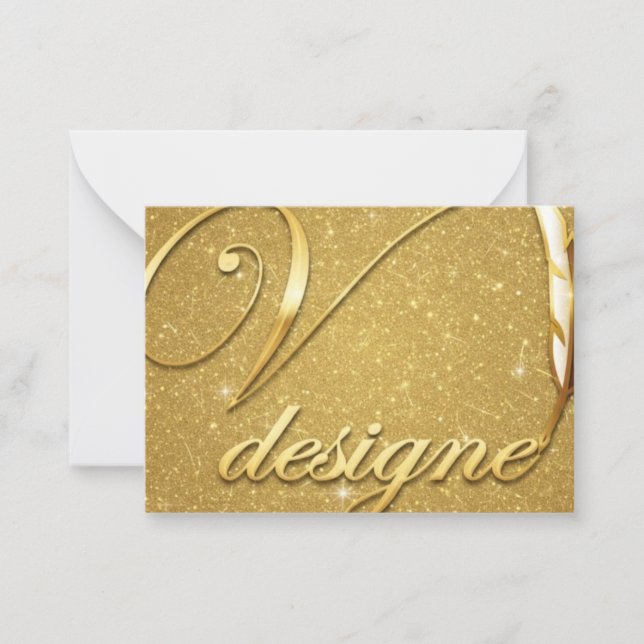 Cartão De Notas design  (Frente)