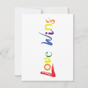 Cartão De Notas Design de Amor Colorido, alegre e criativo ganha