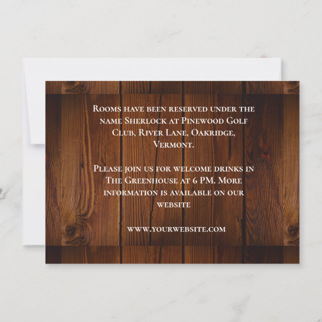 Cartão De Notas Design de Casamento Floral de Folha Verde Azul Bra (Verso)