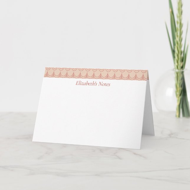 Cartão De Notas Design de Chandelier Personalizado Faux (Frente)