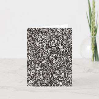 Cartão De Notas Design Dobrado de Rostos Estranhos de Desenho Anim