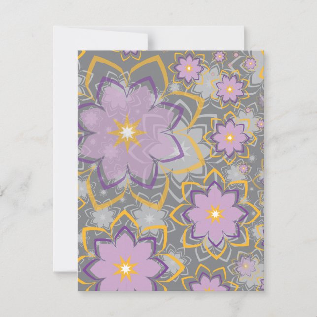 Cartão De Notas Design Floral 10 (Frente)