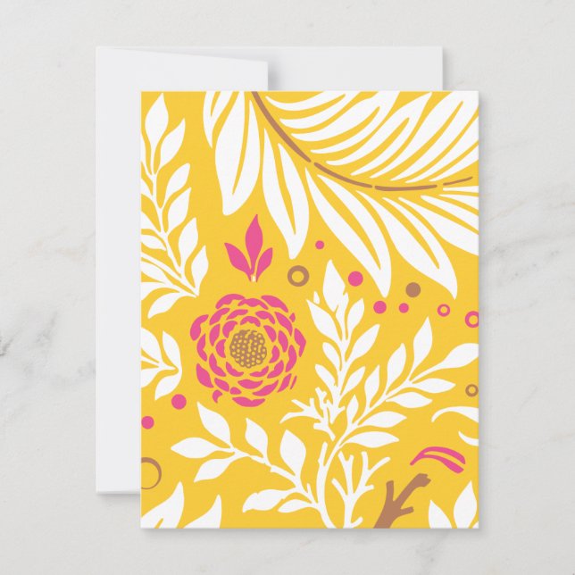 Cartão De Notas Design Floral 24 (Frente)