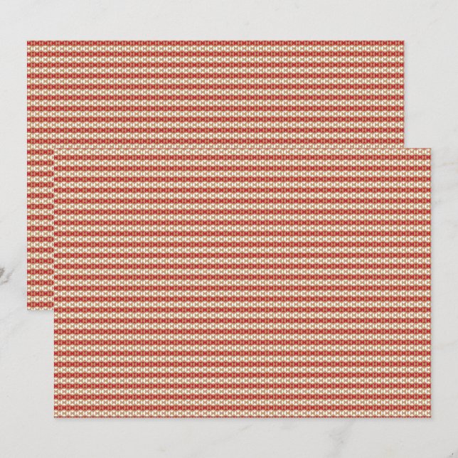 Cartão De Notas Design Geométrico do Ano Escolar Preppy (Frente/Verso)