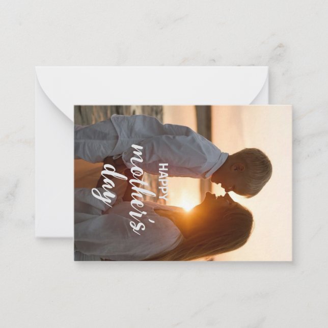 Cartão De Notas Dia das Mães para Imprimir (Frente)