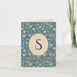 Cartão De Notas Dia de as mães primavera Garden Daffodils Crocuses