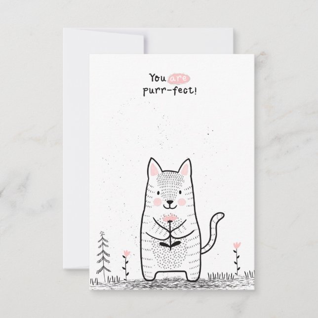 Cartão De Notas Dia de os namorados de sala de aula (Frente)