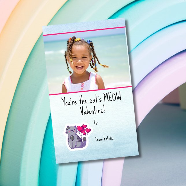 Cartão De Notas Dia de os namorados de sala de aula para crianças  (Criador carregado)