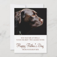 Dia de os pais de Fotografia de Cachorro Personali