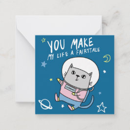 Cartão De Notas Dia dos Namorados fofo