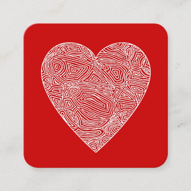 Cartão De Notas Dias de os namorados (Frente)