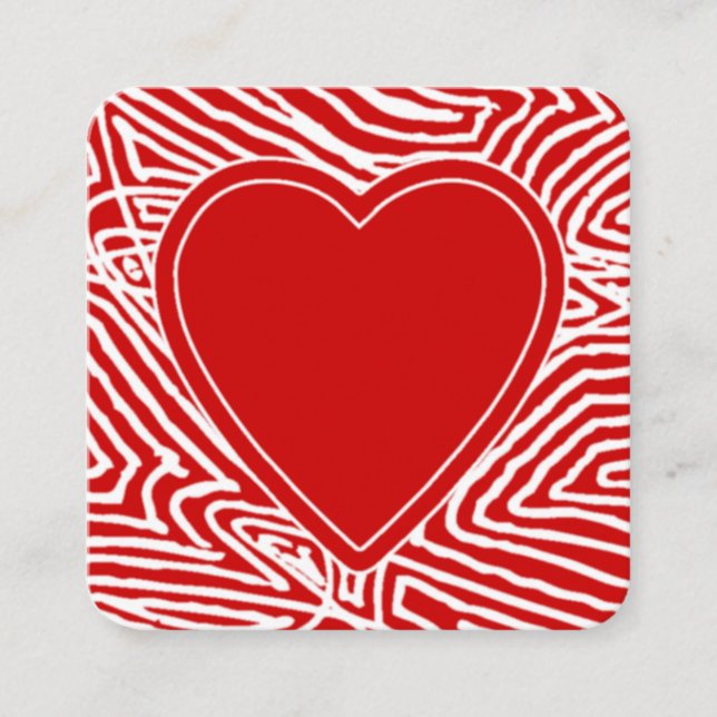 Cartão De Notas Dias de os namorados (Frente)