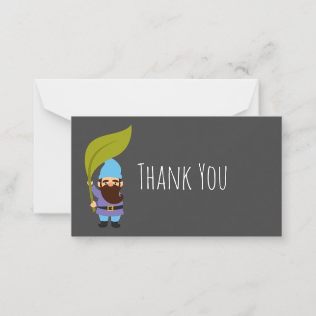 Cartão De Notas Divertimento dos gnomos do jardim (Frente)