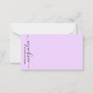 Cartão De Notas Do Desktop Simple Elegant Notecard