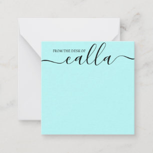 Cartão De Notas Do Desktop Simple Elegant Notecard