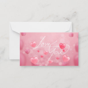Cartão De Notas Doce Amor