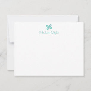 Cartão De Notas Doces papelaria personalizada da borboleta