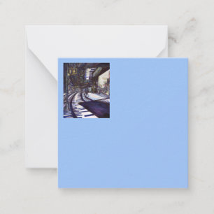 Cartão De Notas Dusting the Piano