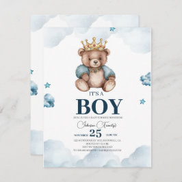 Cartão De Notas É O Chá de fraldas DO urso