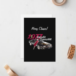 Cartão De Notas É um clássico Natal Trans Am 1977!
