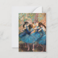Edgar Degas - Dançarinos em azul