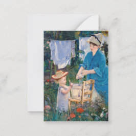 Cartão De Notas Edouard Manet - Roupa suja