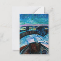 Edvard Munch - Starry Night 1922