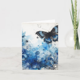 Cartão De Notas Efêmeras Aquarela Antigo Em Branco