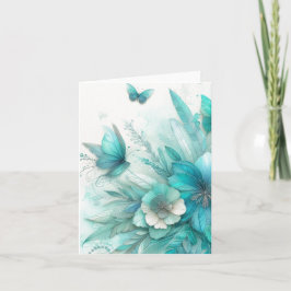 Cartão De Notas Efêmeras Aquarelas Antigas em Branco