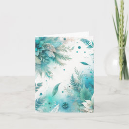 Cartão De Notas Efêmeras Aquarelas Antigos Em Branco