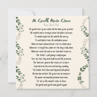 Cartão De Notas Ele Oferece Mais Carteira Simples Grace Square - G