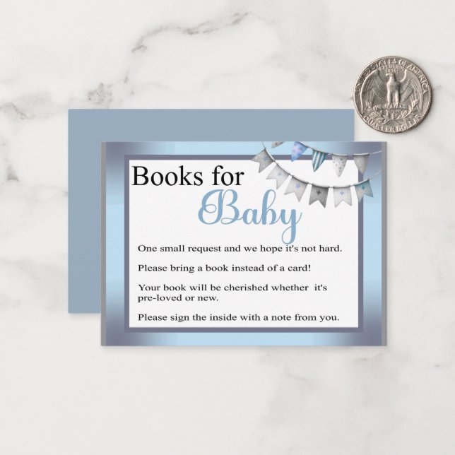 Cartão De Notas Elefante Azul Cutie - Livros para Bebê (Frente/Verso In Situ)