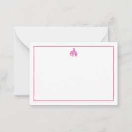 Cartão De Notas Elefante e Castelo