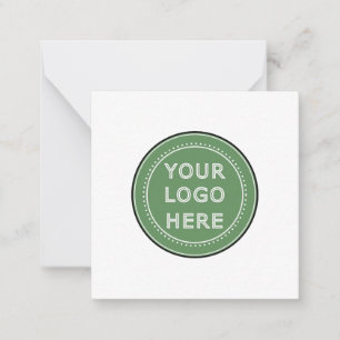 Cartão De Notas Elegante, contemporâneo, polido e personalizável.