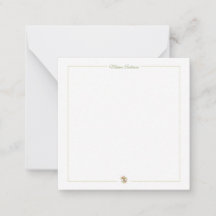 Elegante Fleur de Lys floral Personalizado Nome