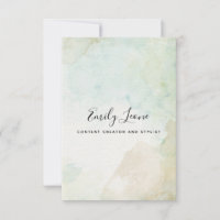 Elegante Sage Green Watercolor