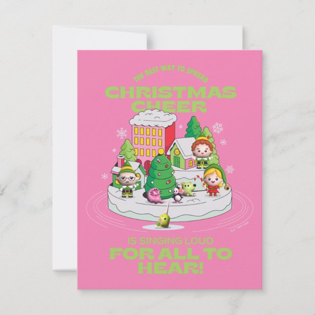 Cartão De Notas Elf o Filme | A Melhor Maneira de Espalhar o Natal (Frente)