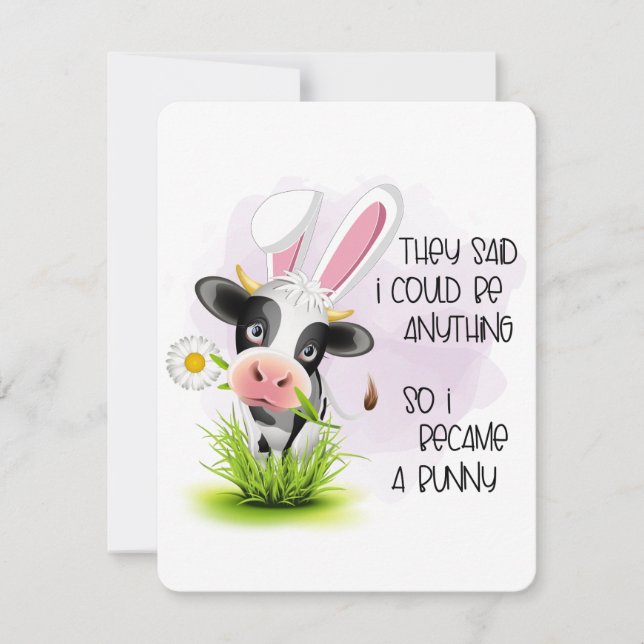 Cartão De Notas Engraçado, disseram que eu poderia ser qualquer co (Frente)
