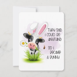 Cartão De Notas Engraçado, disseram que eu poderia ser qualquer co