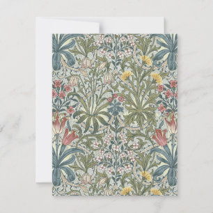Cartão De Notas Ervas Daninhas da Floresta de William Morris