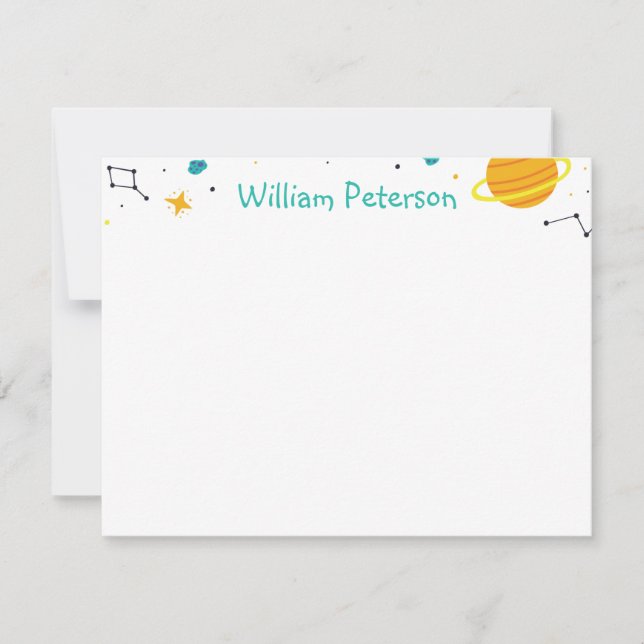 Cartão De Notas Espaço Obrigado (Frente)