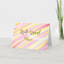Esquadra da noiva dourado rosa pastel colorido bri