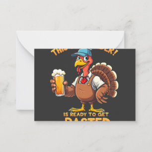 Cartão De Notas Este barman está pronto para ser destruído