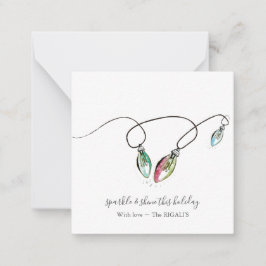 Cartão De Notas Etiquetas de presentes de miniNatal exclusivas com