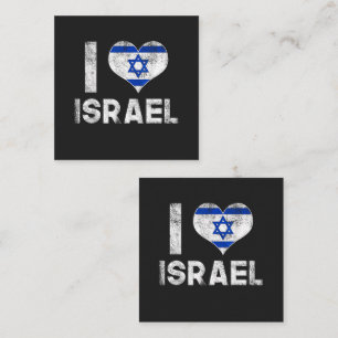 Cartão De Notas Eu Amo Israel