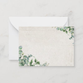 Cartão De Notas eucalipto