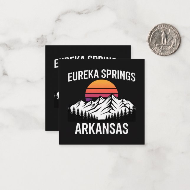 Cartão De Notas Eureka Springs (Frente/Verso In Situ)