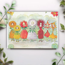 Fada do Jardim Vintage Little Lasse Elsa Beskow