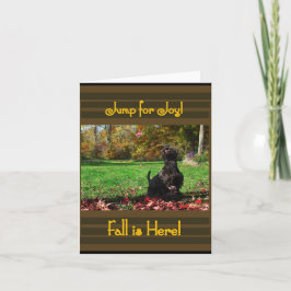 Cartão De Notas Fall Bliss