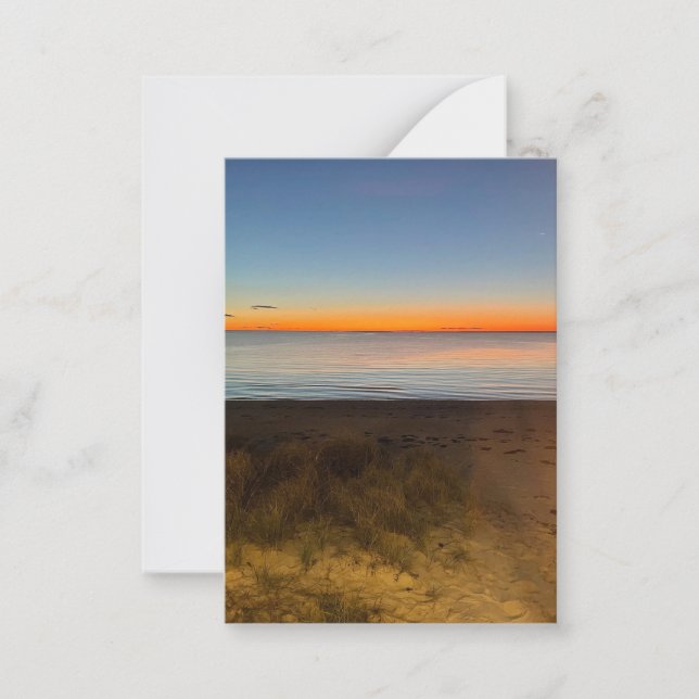 Cartão De Notas Falmouth Massachusetts Cape Cod Sunset (Frente)